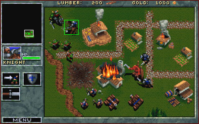 Screenshot de Warcraft: Orcs and Humans.