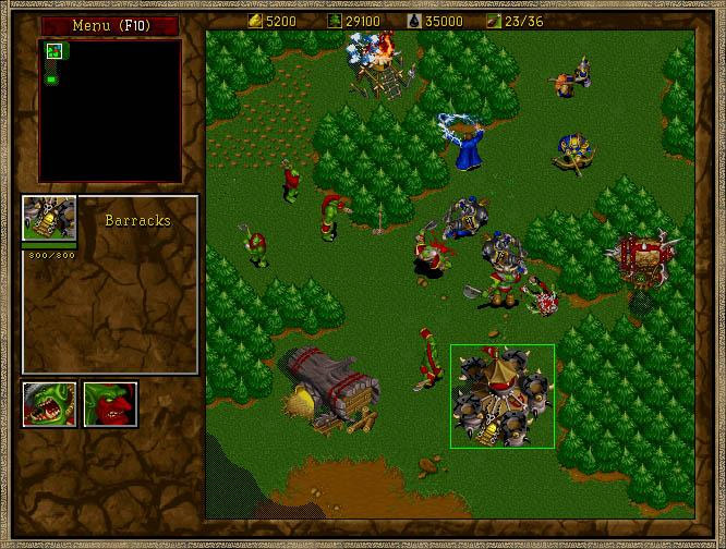 Screenshot de Warcraft 2 : Tides of Darkness.