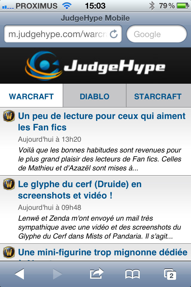 JudgeHype Mobile en version 2.0.