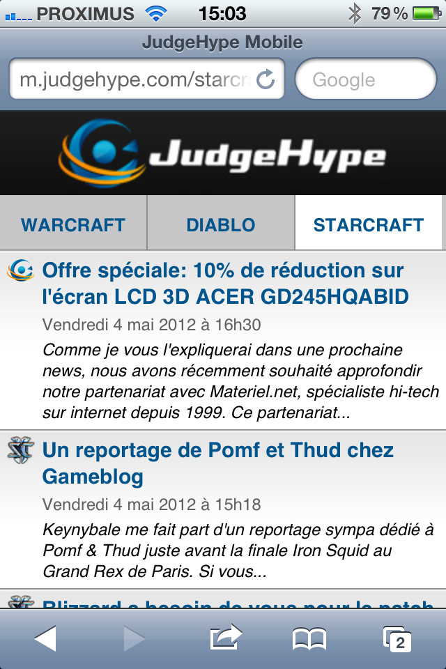 JudgeHype Mobile en version 2.0.