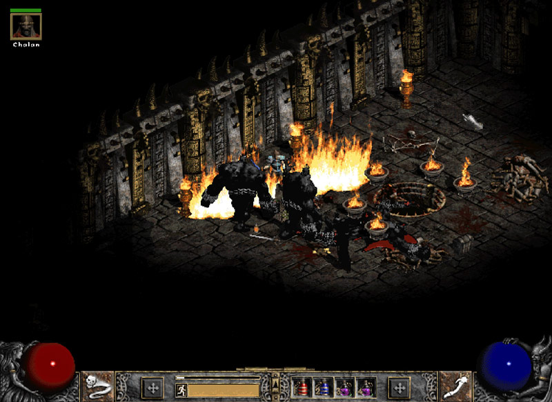 Screenshot de Diablo II.