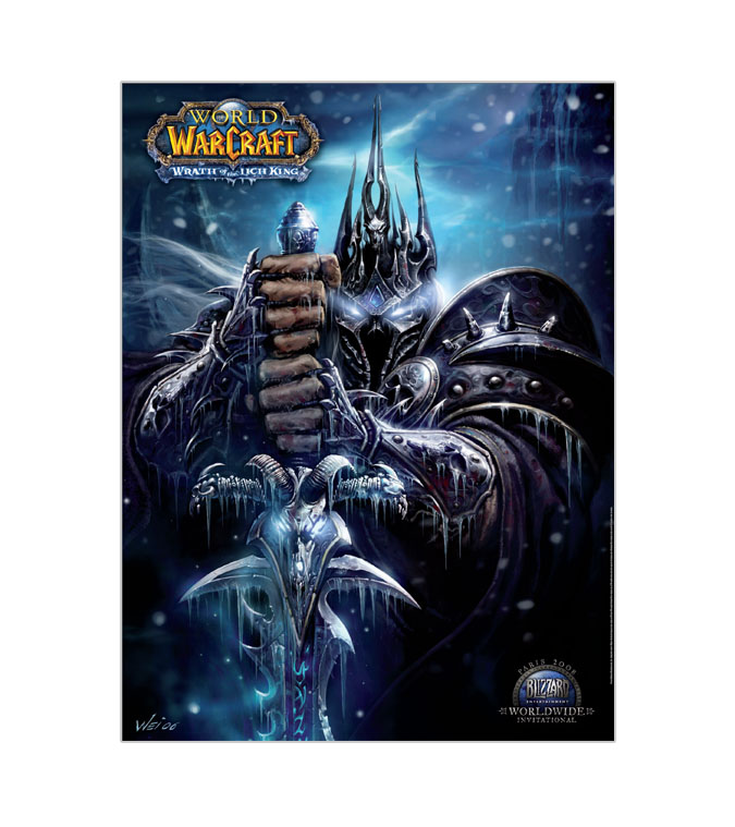 Poster World of Warcraft: Wrath of the Lich King.