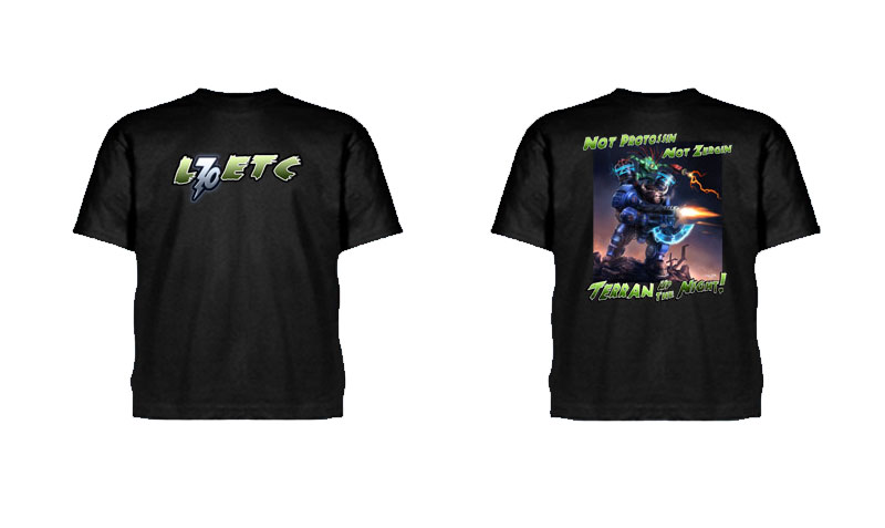 T-Shirt dédié au groupe Level 70 Elite Tauren Chieftain, composé de membres de Blizzard.
